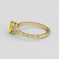 1.45 Ct. Yellow Sapphire Ring, 14K Yellow Gold 4