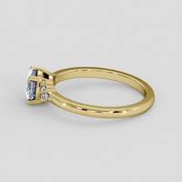 1.00 Ct. Bi Color / Parti Sapphire Ring, 14K Yellow Gold 4