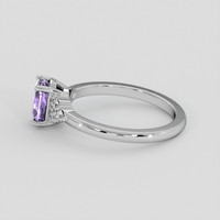 1.40 Ct. Bluish Purple Sapphire Ring, 14K Yellow Gold 4