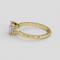 1.52 Ct. Purple Sapphire Ring, 14K Yellow Gold 4
