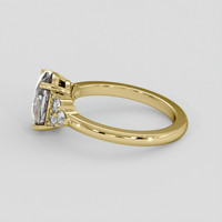 2.15 Ct. Color Change Sapphire Ring, 14K Yellow Gold 4
