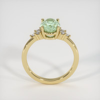 1.74 Ct. Green Sapphire Ring, 14K Yellow Gold 3