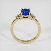 1.19 Ct. Blue Sapphire Ring, 14K Yellow Gold 3