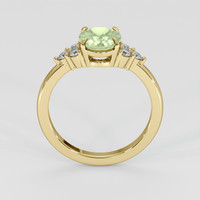 1.87 Ct. Yellowish Green Sapphire Ring, 14K Yellow Gold 3