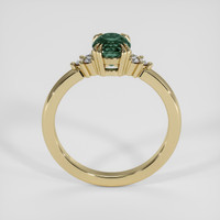 1.09 Ct. Greenish Blue Sapphire Ring, 14K Yellow Gold 3