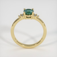0.75 Ct. Sapphire Ring, 14K Yellow Gold 3