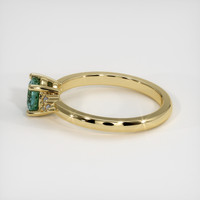 0.75 Ct. Sapphire Ring, 14K Yellow Gold 4