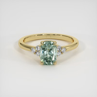 1.71 Ct. Sapphire Ring, 14K Yellow Gold 1