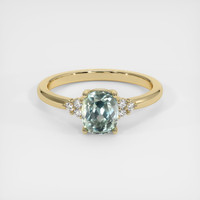 1.20 Ct. Sapphire Ring, 14K Yellow Gold 1