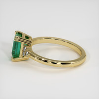 1.83 Ct. Emerald Ring, 18K Yellow Gold 4