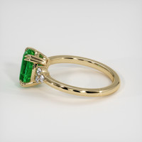 2.08 Ct. Emerald Ring, 18K Yellow Gold 4