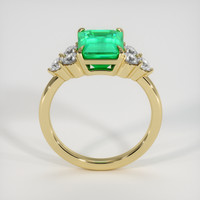 2.62 Ct. Emerald Ring, 18K Yellow Gold 3