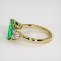 2.62 Ct. Emerald Ring, 18K Yellow Gold 4