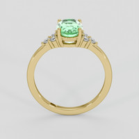 2.37 Ct. Emerald Ring, 18K Yellow Gold 3