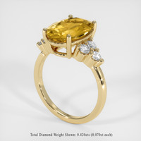 3.66 Ct. Gemstone Ring, 18K Yellow Gold 2