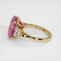 6.38 Ct. Sapphire Ring, 18K Yellow Gold 4