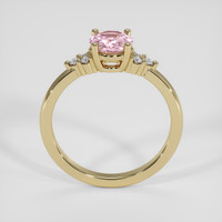 0.94 Ct. Pink Sapphire Ring, 18K Yellow Gold 3