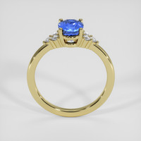 1.53 Ct. Blue Sapphire Ring, 18K Yellow Gold 3