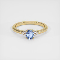 0.46 Ct. Sapphire Ring, 18K Yellow Gold 1