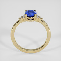 1.08 Ct. Blue Sapphire Ring, 18K Yellow Gold 3