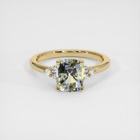 1.90 Ct. Bi Color Sapphire Ring, 18K Yellow Gold 1