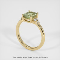 1.90 Ct. Bi Color Sapphire Ring, 18K Yellow Gold 2