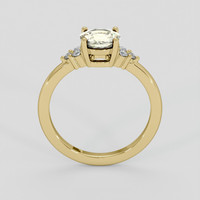 1.23 Ct. Bi Color Sapphire Ring, 18K Yellow Gold 3