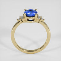 1.22 Ct. Blue Sapphire Ring, 18K Yellow Gold 3