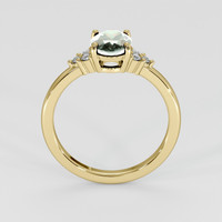 1.40 Ct. Bluish Green Sapphire Ring, 18K Yellow Gold 3