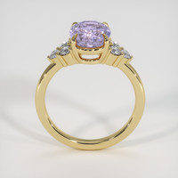 3.05 Ct. Purple Sapphire Ring, 18K Yellow Gold 3