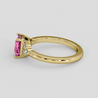 2.03 Ct. Pink Sapphire Ring, 18K Yellow Gold 4