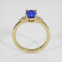 1.28 Ct. Blue Sapphire Ring, 18K Yellow Gold 3