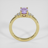 1.40 Ct. Bluish Purple Sapphire Ring, 18K Yellow Gold 3