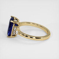4.45 Ct. Color Change Sapphire Ring, 18K Yellow Gold 4