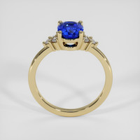 1.21 Ct. Blue Sapphire Ring, 18K Yellow Gold 3