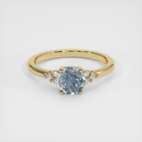 1.33 Ct. Sapphire Ring, 18K Yellow Gold 1
