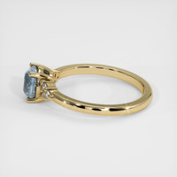 1.33 Ct. Sapphire Ring, 18K Yellow Gold 4