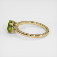 1.10 Ct. Sapphire Ring, 18K Yellow Gold 4