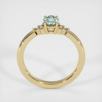 0.67 Ct. Sapphire Ring, 18K Yellow Gold 3