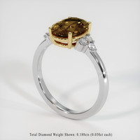 2.82 Ct. Gemstone Ring, 18K Yellow & White 2