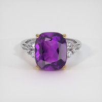 4.86 Ct. Gemstone Ring, 18K Yellow & White 1