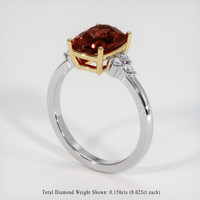 2.94 Ct. Gemstone Ring, 18K Yellow & White 2