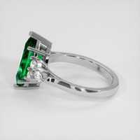 2.46 Ct. Emerald Ring, Platinum 950 4