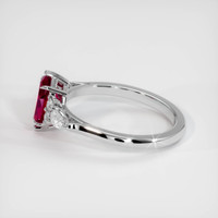 1.24 Ct. Ruby Ring, Platinum 950 4