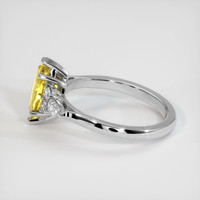 1.26 Ct. Yellow Sapphire Ring, Platinum 950 4