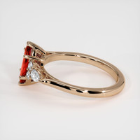 1.13 Ct. Ruby Ring, 14K Rose Gold 4