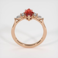 1.50 Ct. Ruby Ring, 14K Rose Gold 3