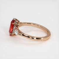 1.50 Ct. Ruby Ring, 14K Rose Gold 4