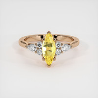 1.26 Ct. Sapphire Ring, 14K Rose Gold 1
