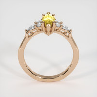 1.26 Ct. Sapphire Ring, 14K Rose Gold 3